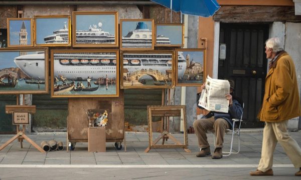 Banksy s’installe sur la place Saint-Marc à Venise