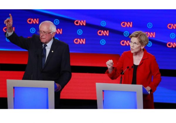 Débat aux US Sanders et Warren défendent les politiques progressistes (1)_0