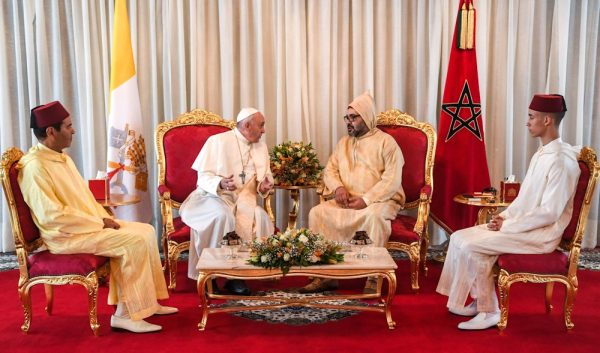 Mohamed 6 et le pape