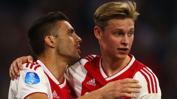 les célébrations des joueurs de l’Ajax après leur titre de champion