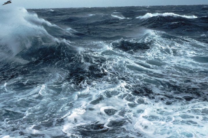turbulent ocean