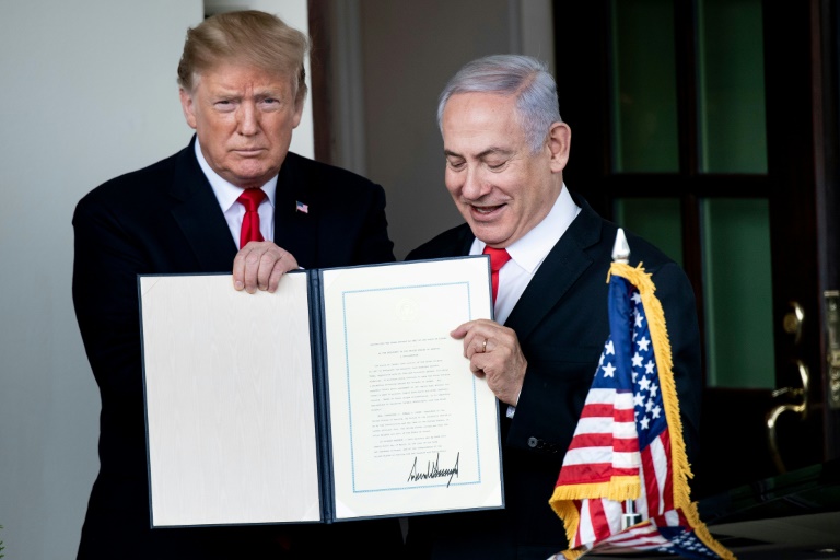 Trump, Netanyahou et Gantz