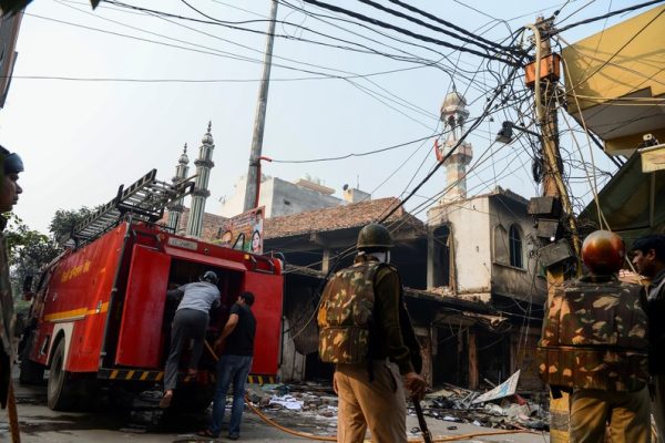 mosquée attaquée à New Delhi