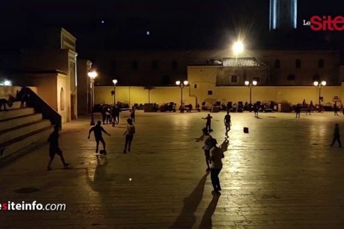À Fès, ils organisent un match de foot en plein confinement