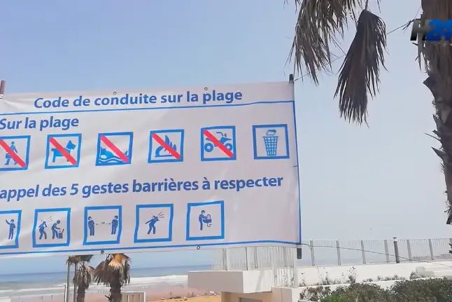 À la plage, les gestes barrières doivent être respectés