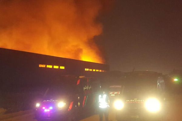 Casablanca : incendie dans un dépôt de stockage à Bernoussi