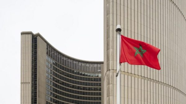 Le drapeau marocain hissé à Toronto