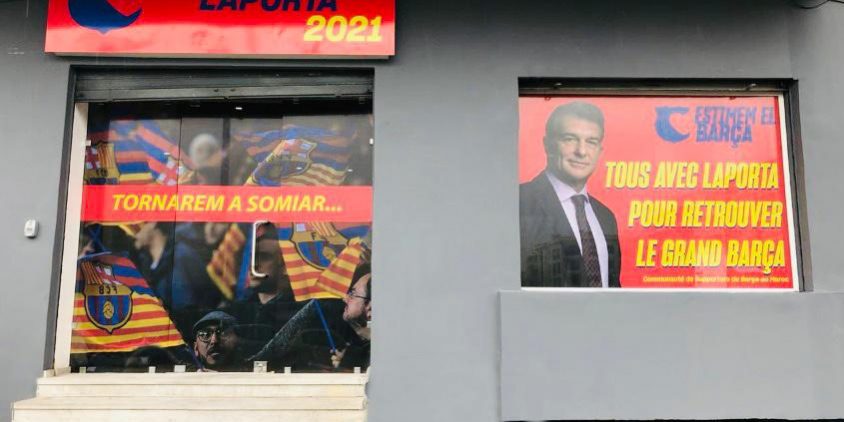 Joan Laporta, candidat à la présidence du FC Barcelone 