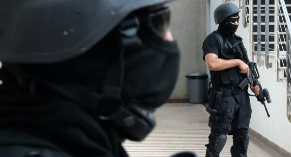 Agents de sécurités marocains © AFP