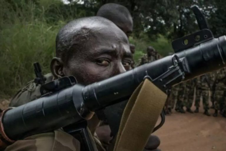 Les forces armées centrafricaines (Faca) © AFP