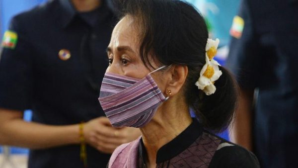 Aung San Suu Kyi le 27 janvier © AFP