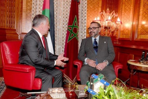 Le roi Mohammed VI et le roi Abdallah II de Jordanie