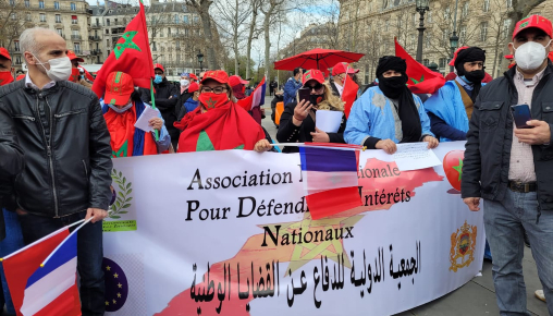 un rassemblement en solidarité avec les séquestrés des camps de Tindouf en Algérie