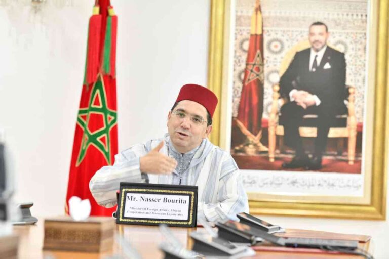 Nasser Bourita, ministre des Affaires étrangères, le 21 avril 2020 © DR