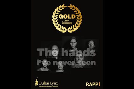 Affiche du prix remporté par l'agence Rapp Maroc