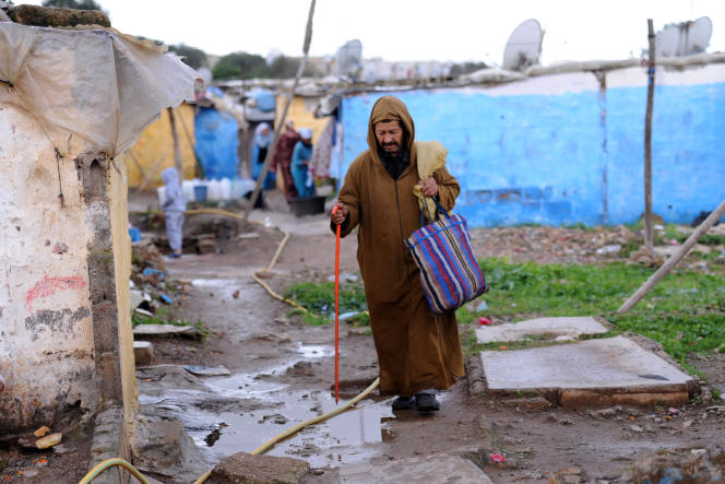 Le bidonville de Sahb El Caïd, à Salé, au Maroc, en novembre 2012 © AFP