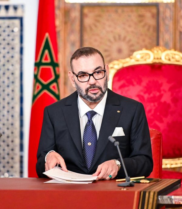 Le Roi Mohammed VI lors de son discours du samedi 31 juillet 2021 © DR