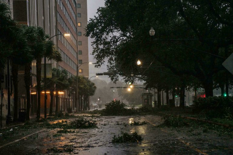 L'ouragan Ida a déferlé sur la Louisiane dimanche 29 août provoquant de nombreux dégâts, notamment à la Nouvelle-Orléans. © Brandon Bell, Getty Images via AFP