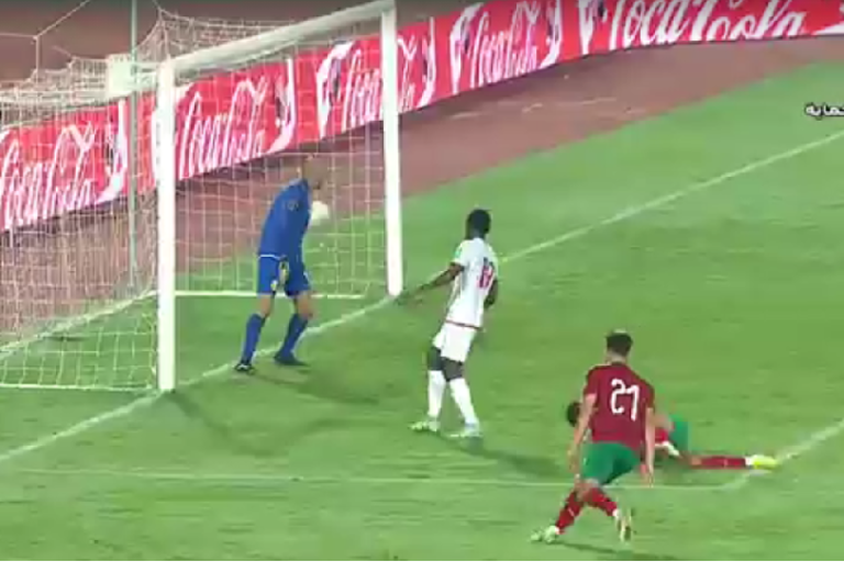 4e but du Maroc face à la Guinée