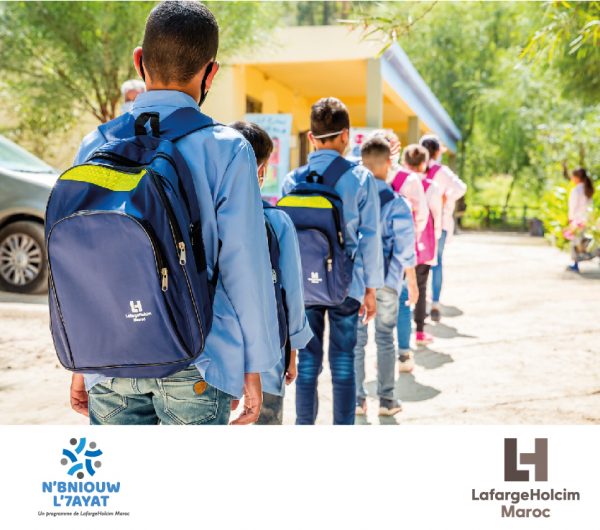 Rentrée scolaire 2021 : l’engagement de LafargeHolcim Maroc en faveur de l’éducation