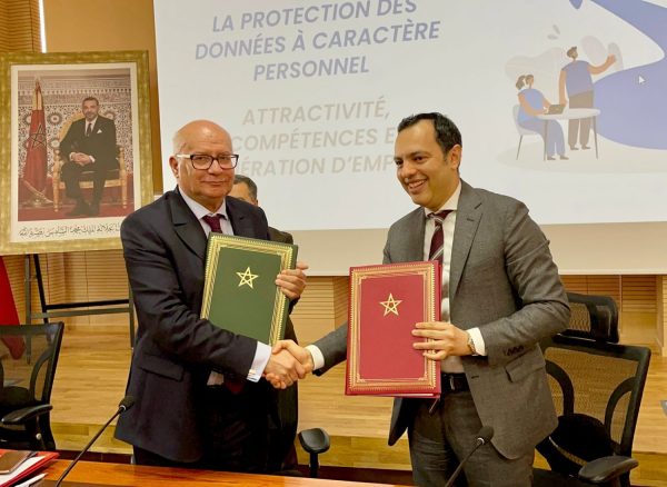 Signature d'une convention entre le ministère de l'Inclusion économique et la CNDP relative au protection des données 