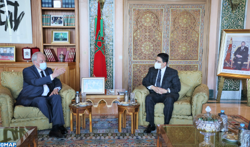 Bourita s'entretient avec le président du groupe d'amitié France-Maroc au Sénat français © DR