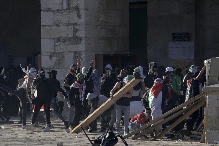 Affrontements sur l'esplanade des Mosquées à Jérusalem