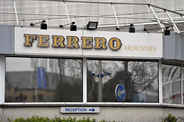 L'usine Ferrero d'Arlon, ce 8 avril © ERIC LALMAND / AFP
