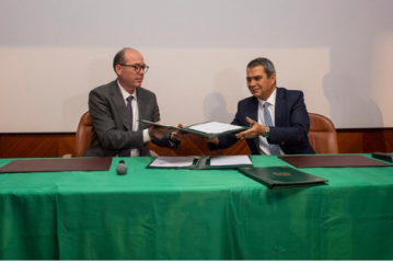 Al Omrane et l’UM6SS signent une convention pour la réalisation du CHU de la ville verte Chrafate © MAP
