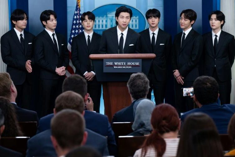 Un boys band sud-coréen à la Maison Blanche pour dénoncer le racisme
