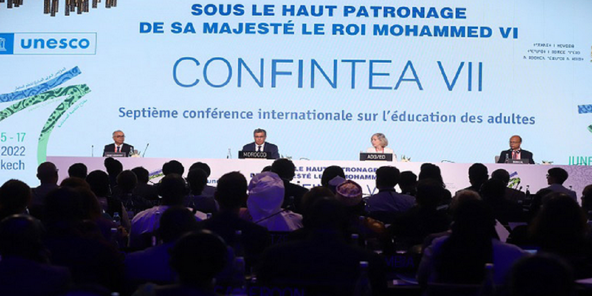Tenue à Marrakech de la 7e Conférence internationale sur l’éducation des adultes © MAP