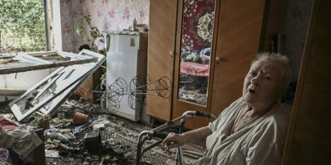 Des ukrainiens déterminés à rester chez eux